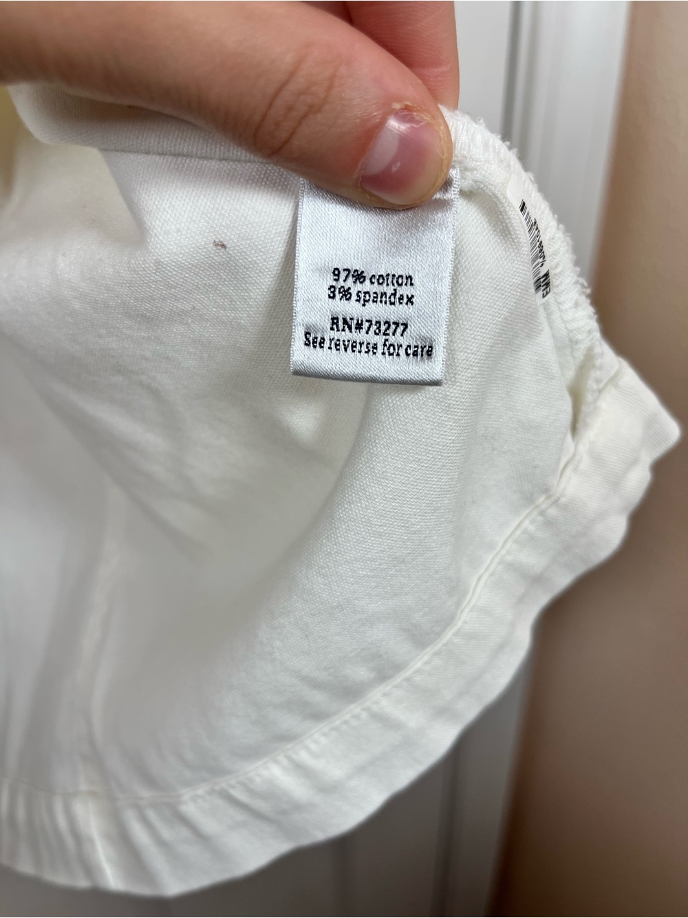 Croft & Barrow Off-White Stretch Cotton Button Up Jacket - Medium - Picture 11 of 16
